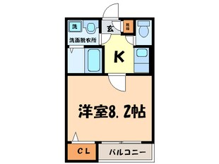 クレフラスト鶴里の物件間取画像